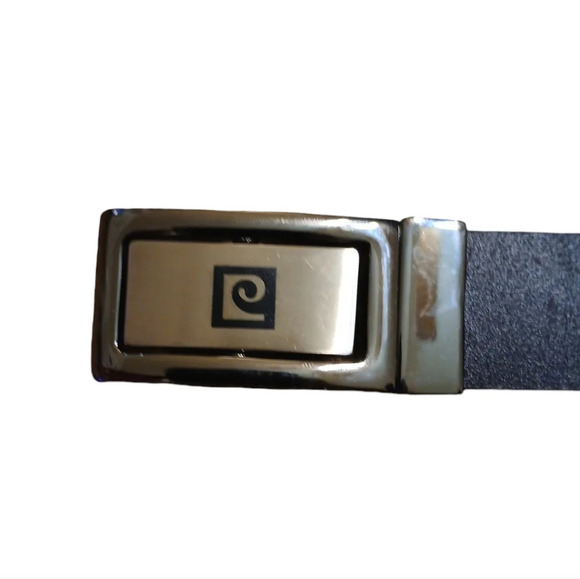 NEW Pierre Cardin Men's Black or Brown Leather Belt Size 3X 44" Waist - Picture 6 of 11